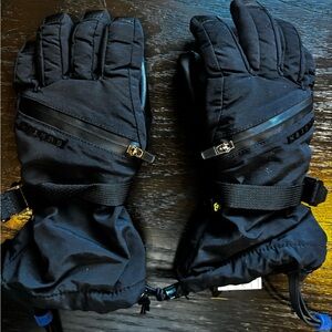 Burton Black Snow Gloves XS